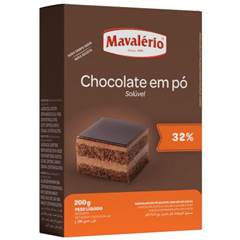 CHOCOLATE EM PO MAVALERIO 32% 200G