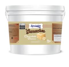 GANACHE SPECIALITA CREME CHOC BRANCO 3KG